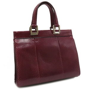 Gucci 2-Way Zumi Red Python Bag Bordeaux